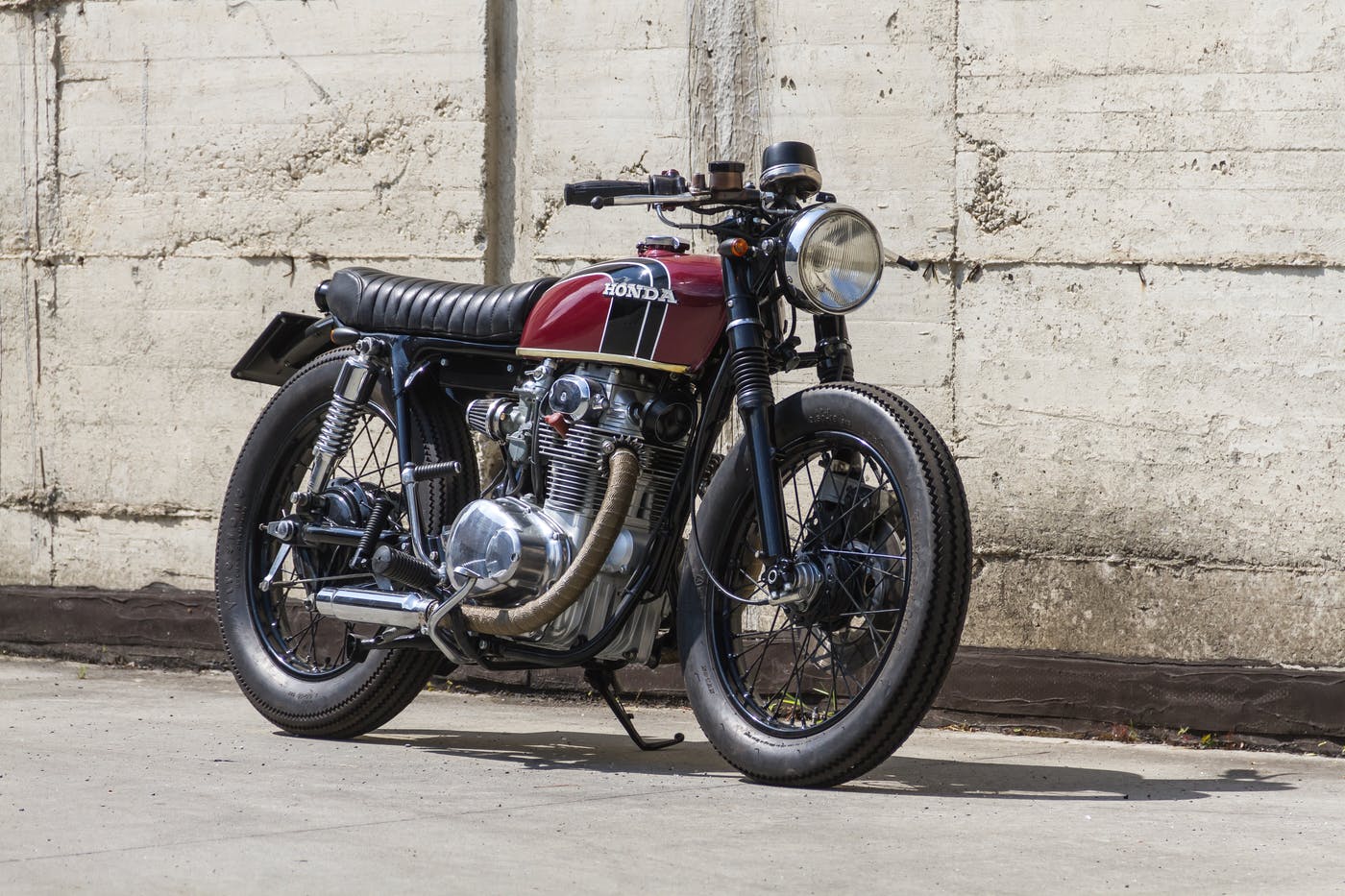 Chopine de Bordeaux Honda Cb350 by Greaser Garage