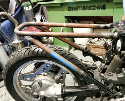 Honda frame by Greaser Garage