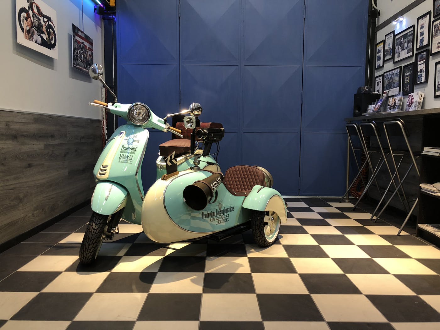 Vespa Cinema by Greaser Garage