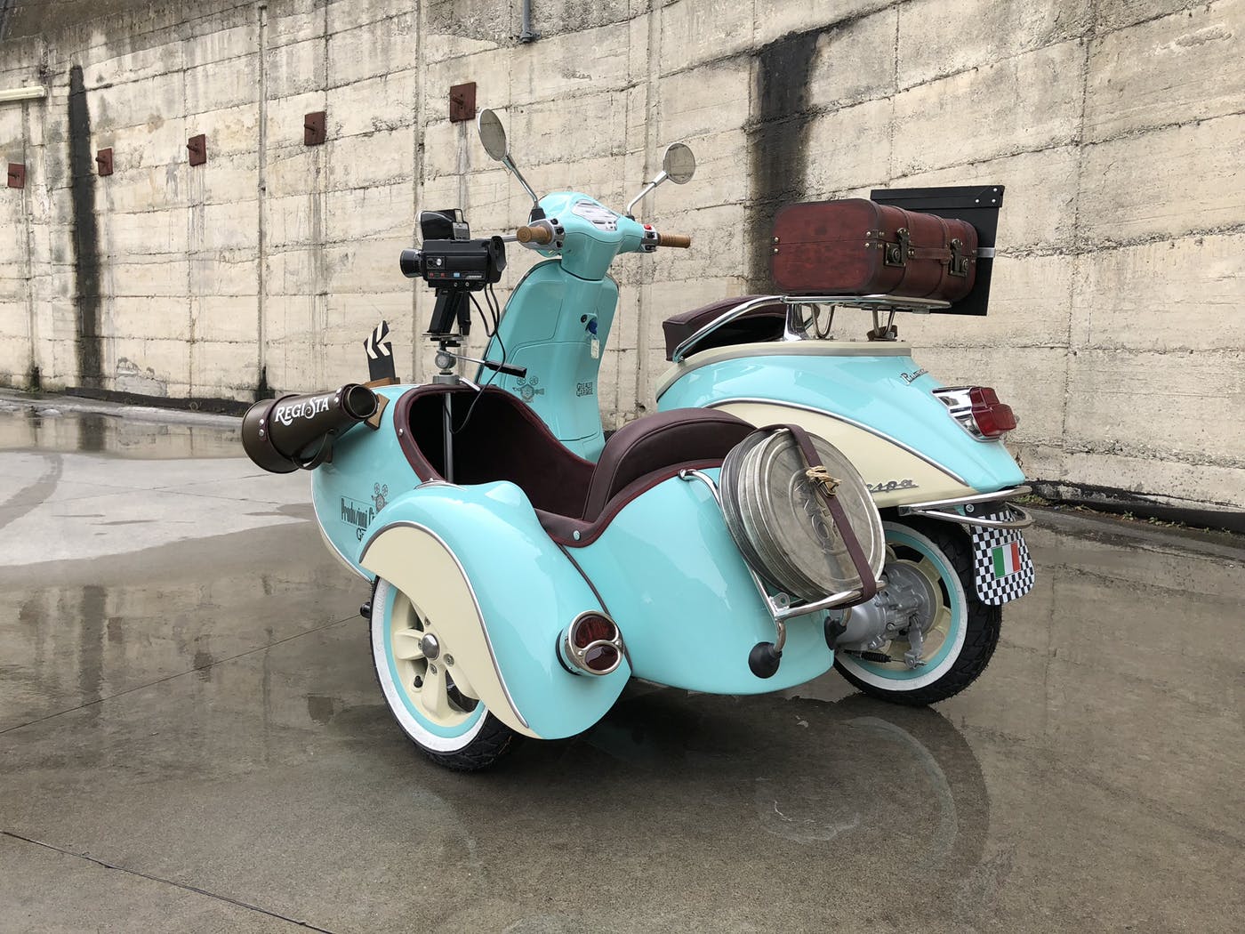 Vespa Cinema by Greaser Garage