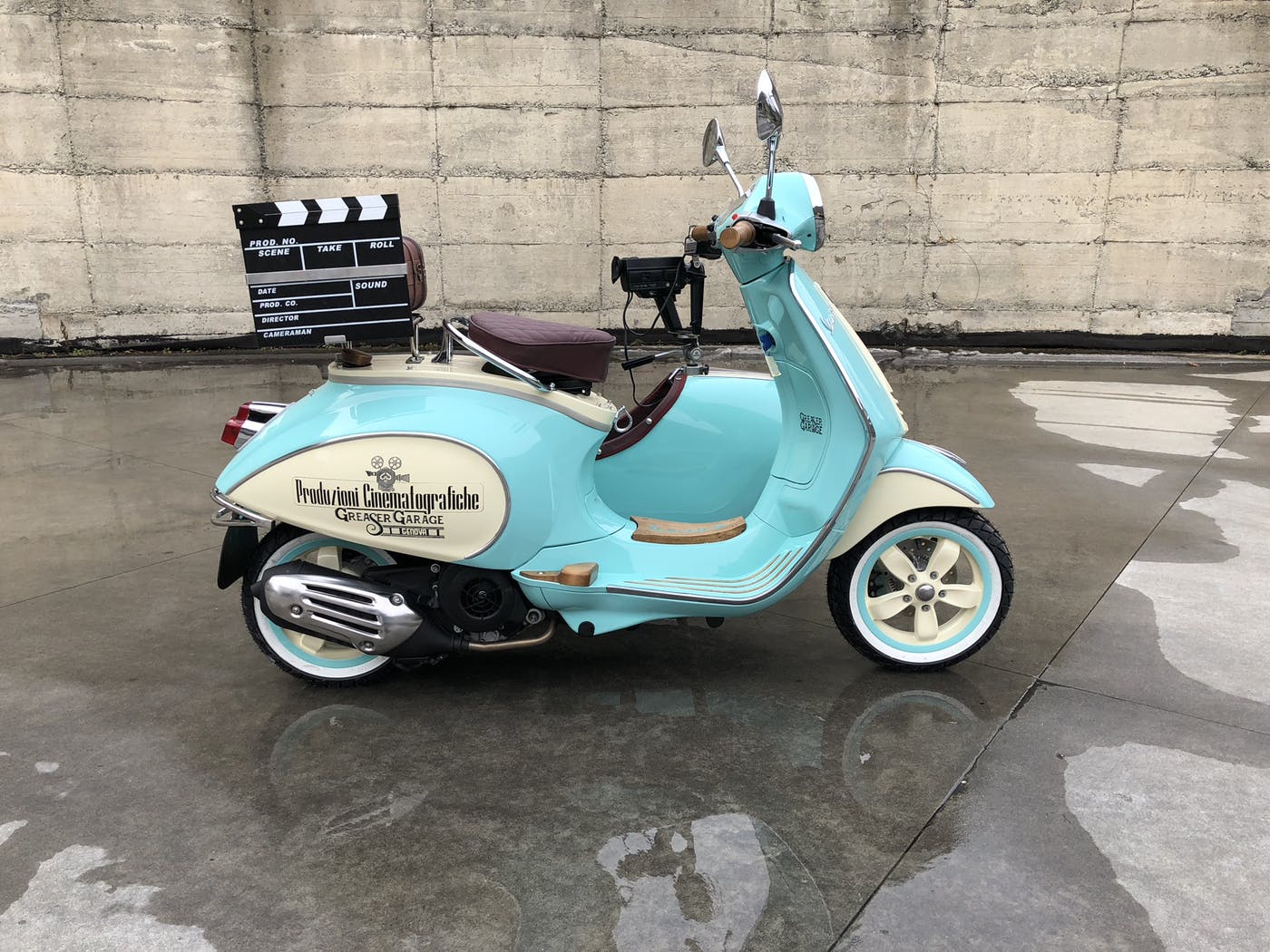 Vespa Cinema by Greaser Garage