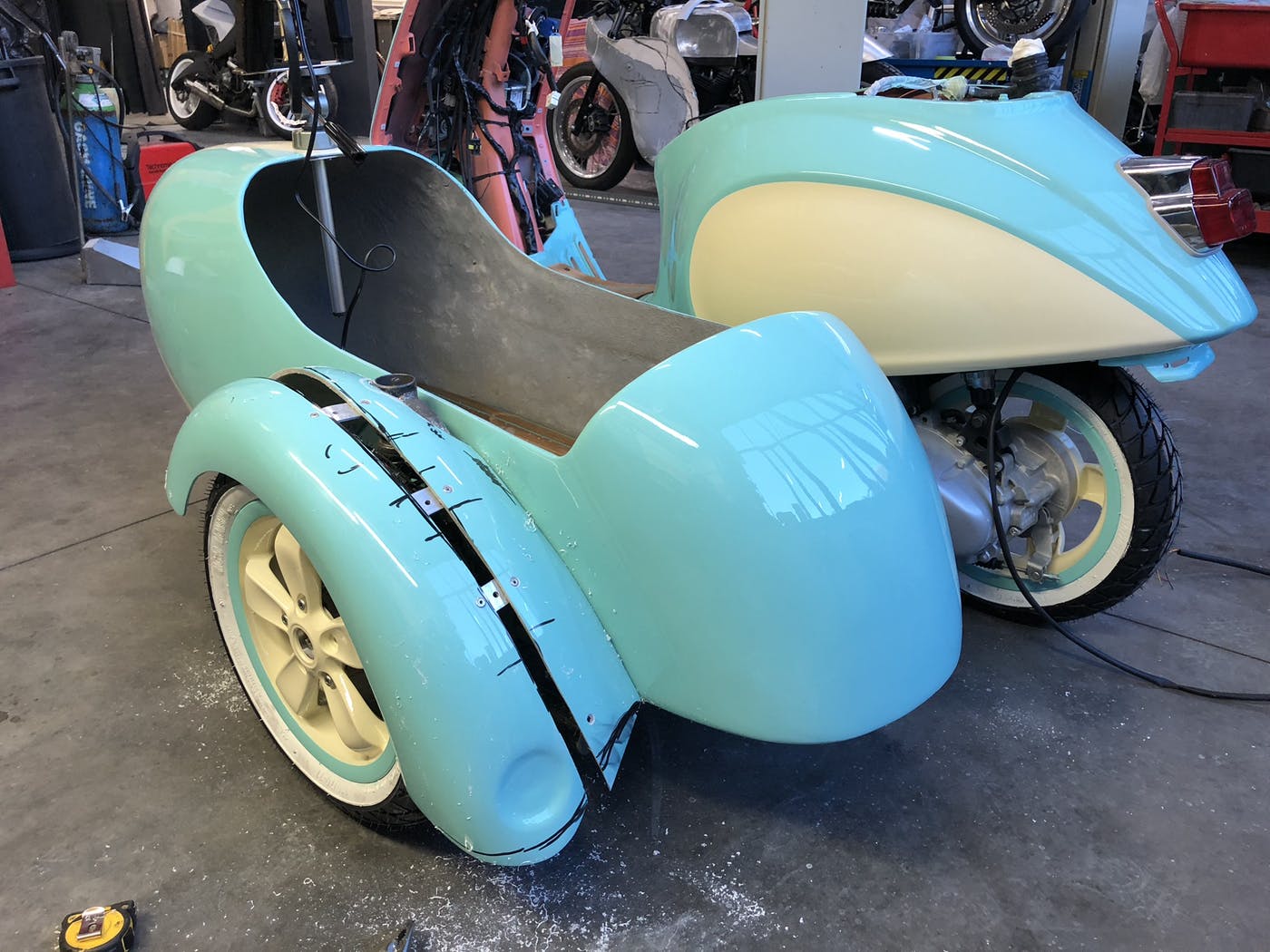 Vespa Cinema by Greaser Garage