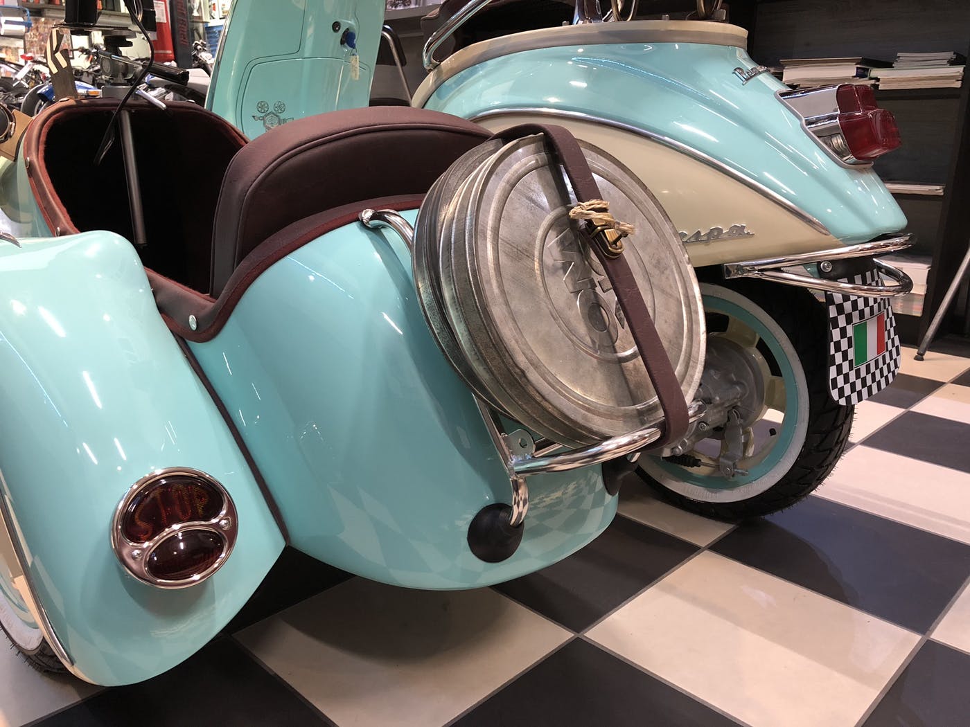 Vespa Cinema by Greaser Garage