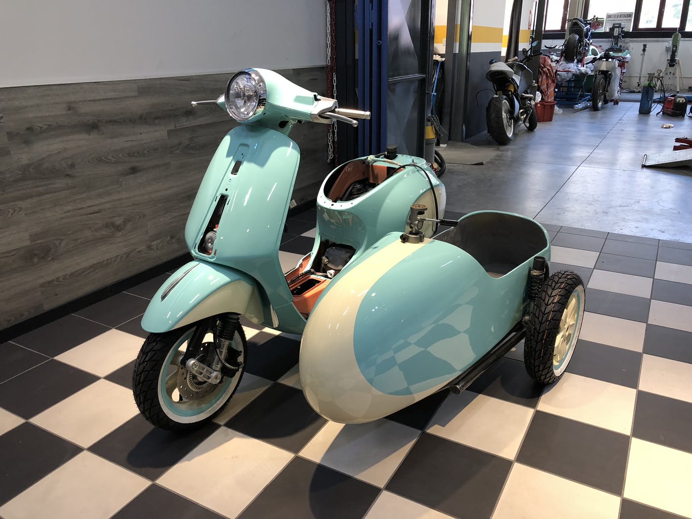 Vespa Cinema by Greaser Garage