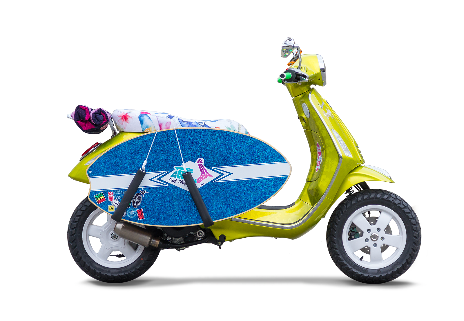 Vespa Surfing by Greaser Garage