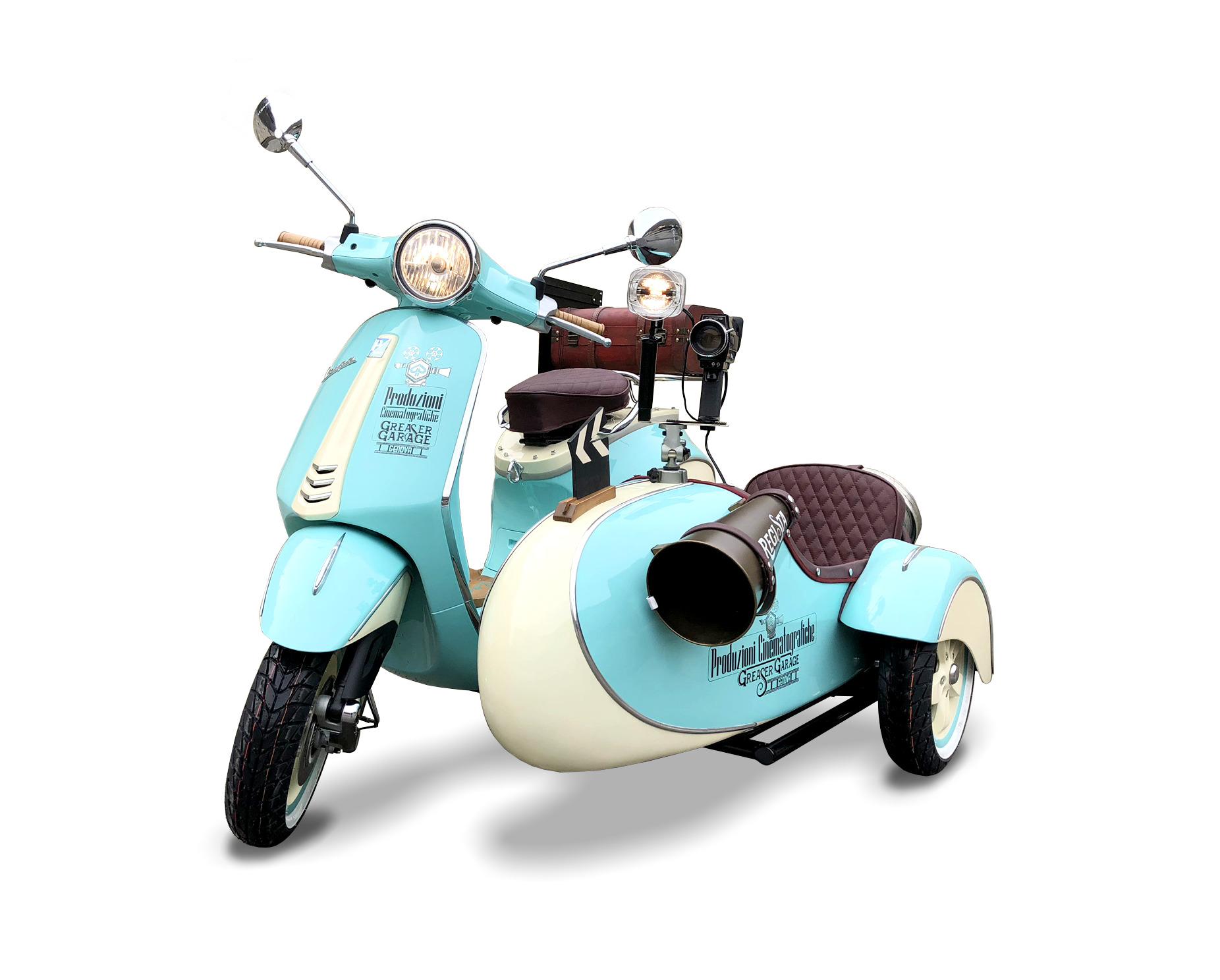 Vespa Cinema by Greaser Garage