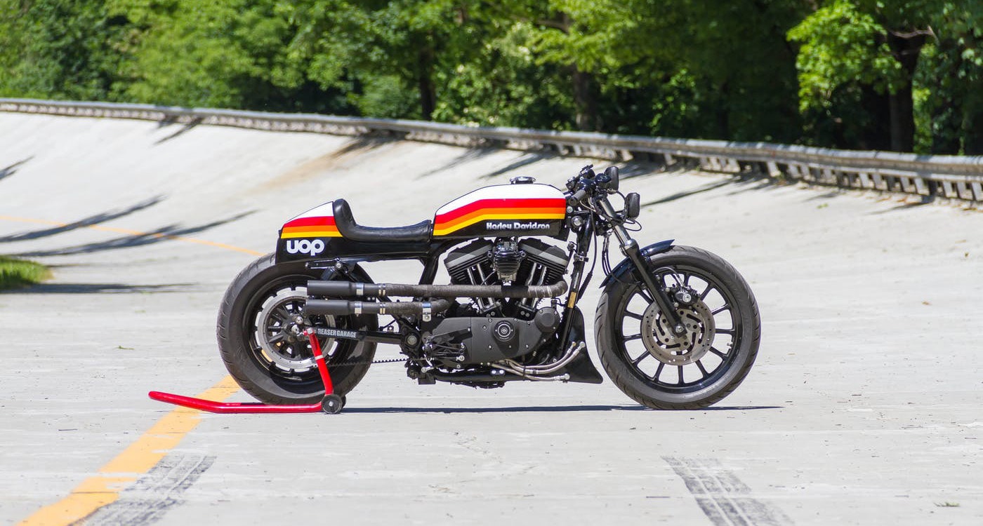 Harley Davidson Sporty Drag by Greaser Garage