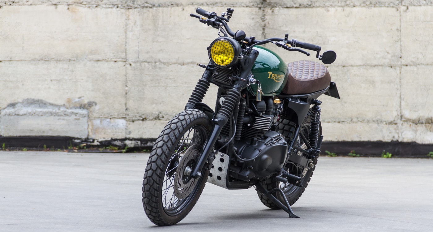 triumph scrambler by Greaser Garage