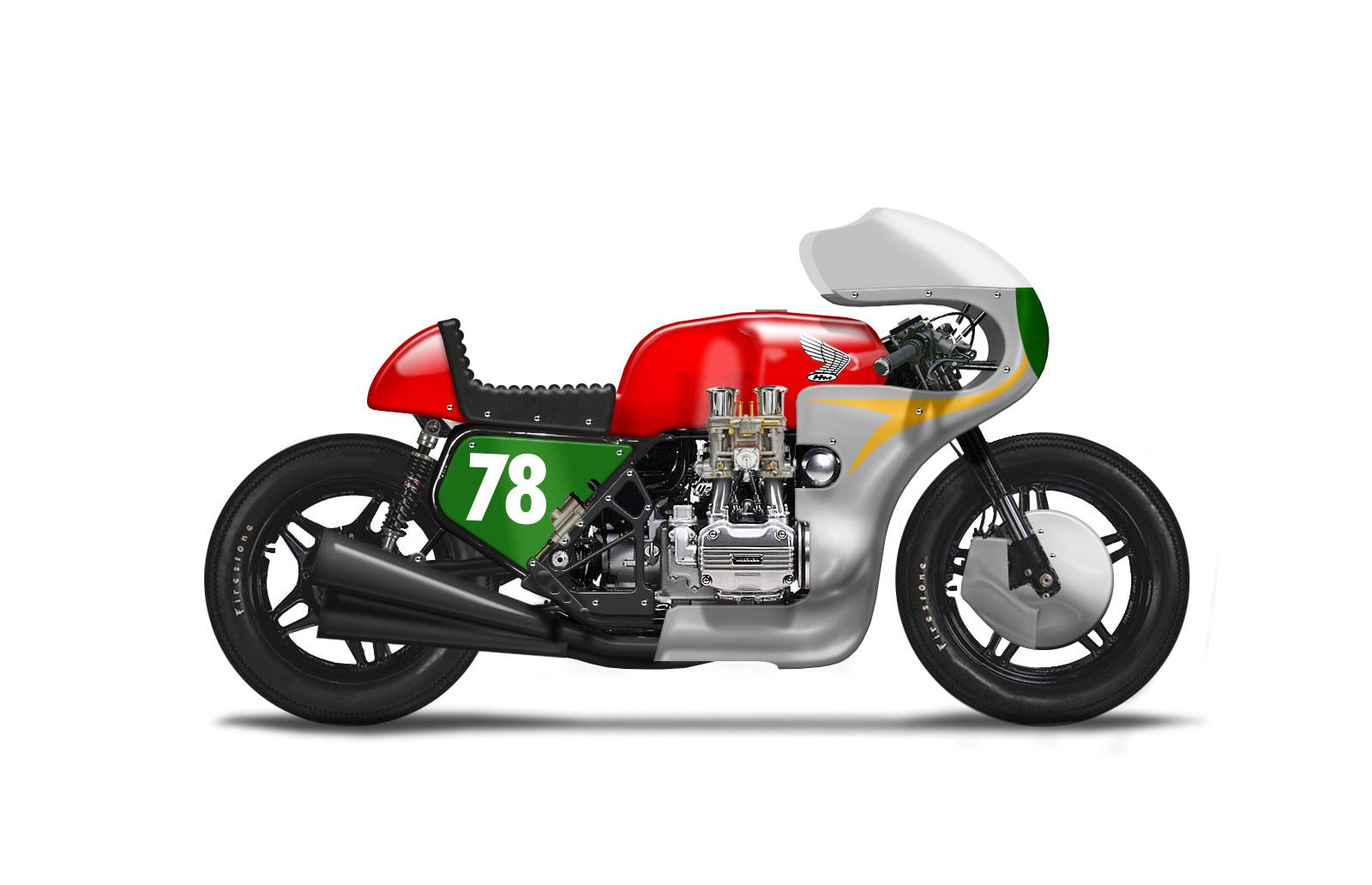 Honda Gl1000 racing concept